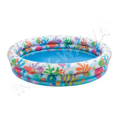 BASEN DLA DZIECI DMUCHANY 132 cm - AKWARIUM - INTEX 59431