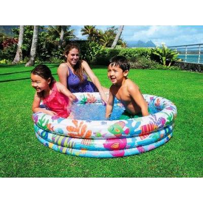 BASEN DLA DZIECI DMUCHANY 132 cm - AKWARIUM - INTEX 59431