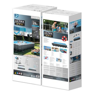 FULL ZESTAW BASEN OGRODOWY ULTRA XTR 732x366x132 cm - INTEX 26368