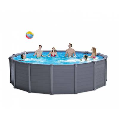 12w1 PANELOWY BASEN OGRODOWY W/RCD 478x124 cm - INTEX 26382 GN