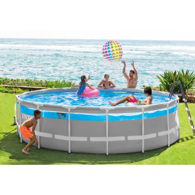 11w1 BASEN OGRODOWY STELAŻOWY PRISM 488x122 cm - INTEX 26730