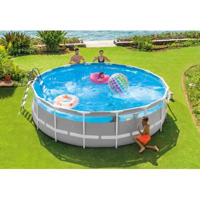 11w1 BASEN OGRODOWY STELAŻOWY PRISM 488x122 cm - INTEX 26730