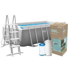 8w1 Basen stelażowy PRISM 400x200x122 cm - Intex 26790