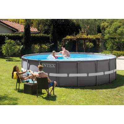 12w1 BASEN OGRODOWY STELAŻOWY 488x122 cm - INTEX 26324/28324