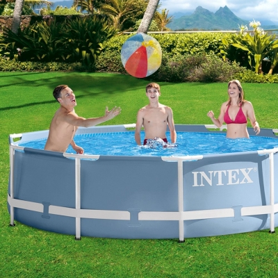 9w1 BASEN OGRODOWY STELAŻOWY PRISM 305x76 cm - INTEX 28702