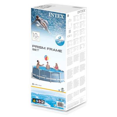 9w1 BASEN OGRODOWY STELAŻOWY PRISM 305x76 cm - INTEX 28702
