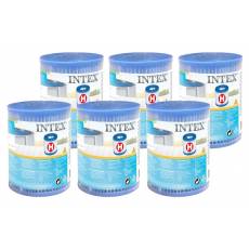 6 x FILTR PAPIEROWY DO POMPY BASENOWEJ TYP H - INTEX 29007