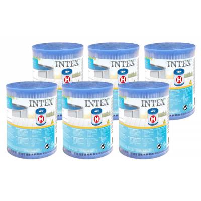 6 x FILTR PAPIEROWY DO POMPY BASENOWEJ TYP H - INTEX 29007