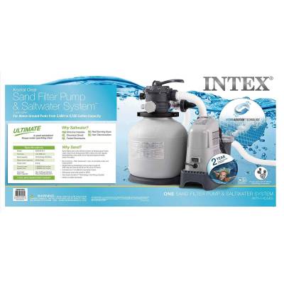 GENERATOR CHLORU 7 g/h + POMPA PIASKOWA 6000 L/h - INTEX 28676