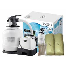 GENERATOR CHLORU 11 g/h + POMPA PIASKOWA 10000 L/h + PIASEK - INTEX 26680