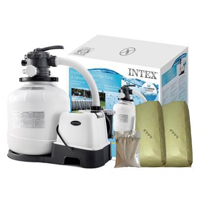 Generator chloru 11 g/h + pompa piaskowa 10000 L/h + piasek - Intex 26680