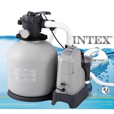 GENERATOR CHLORU 11 g/h + POMPA PIASKOWA 10000 L/h - INTEX 28680