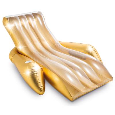 ZŁOTY MIENIĄCY SIĘ MATERAC DMUCHANY FOTEL - INTEX 56803