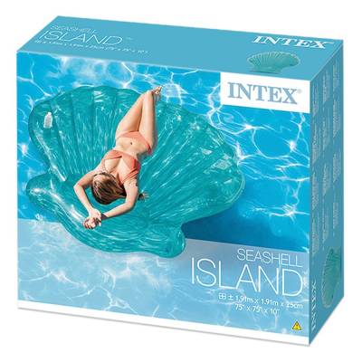 DMUCHANY MATERAC WYSPA MUSZELKA - INTEX 57255