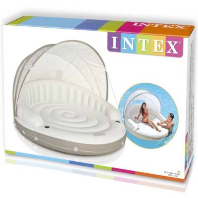 Dmuchana wyspa z baldachimem Canopy Island 199x150 cm - Intex 58292