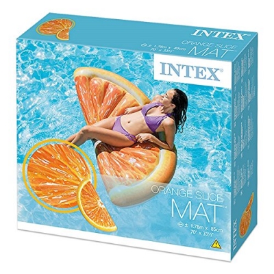 DMUCHANY MATERAC POMARAŃCZA ORANGE - INTEX 58763