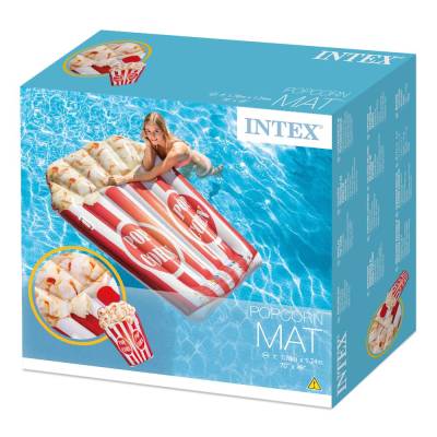 DMUCHANY MATERAC POPCORN DO PŁYWANIA - INTEX 58779
