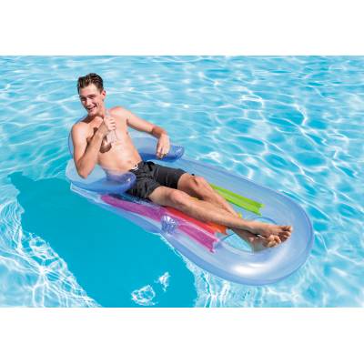 DMUCHANY MATERAC PLAŻOWY - NIEBIESKI - INTEX 58802