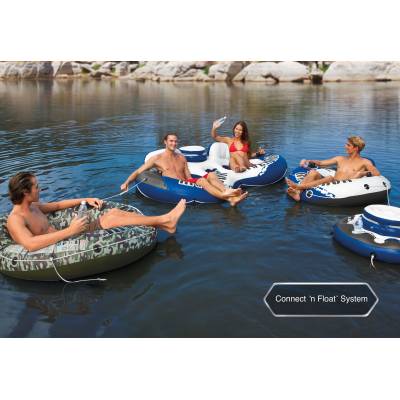 PODWÓJNE KOŁO DO PŁYWANIA RIVER RUN 243x157 cm - INTEX 58837