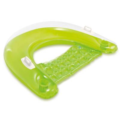 DMUCHANY MATERAC Z UCHWYTAMI ZIELONY - INTEX 58859