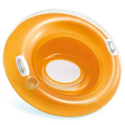 DMUCHANE KOŁO FOTEL - POMARAŃCZOWE - INTEX 58883