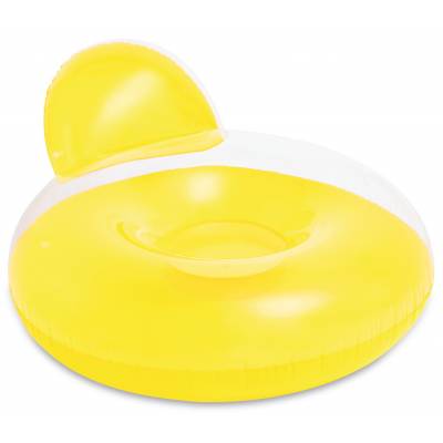 Dmuchany fotel na wodę koło żółte 137x122 cm - Intex 58889