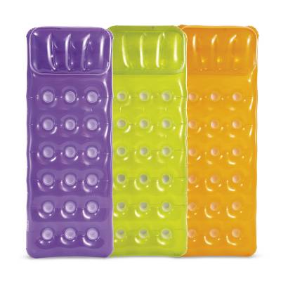 Materac plażowy z poduszką pomarańczowy 188x71 cm - Intex 58890
