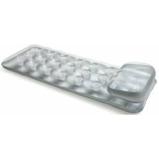 MATERAC PLAŻOWY Z PODUSZKĄ SREBRNY - INTEX 58894