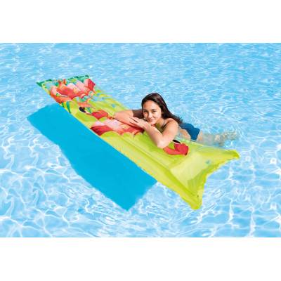 MATERAC PLAŻOWY - FLAMING - 183x69 cm - INTEX 59720