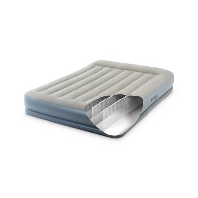 DMUCHANY WELUROWY MATERAC DO SPANIA 203x152x30 cm - INTEX 64118