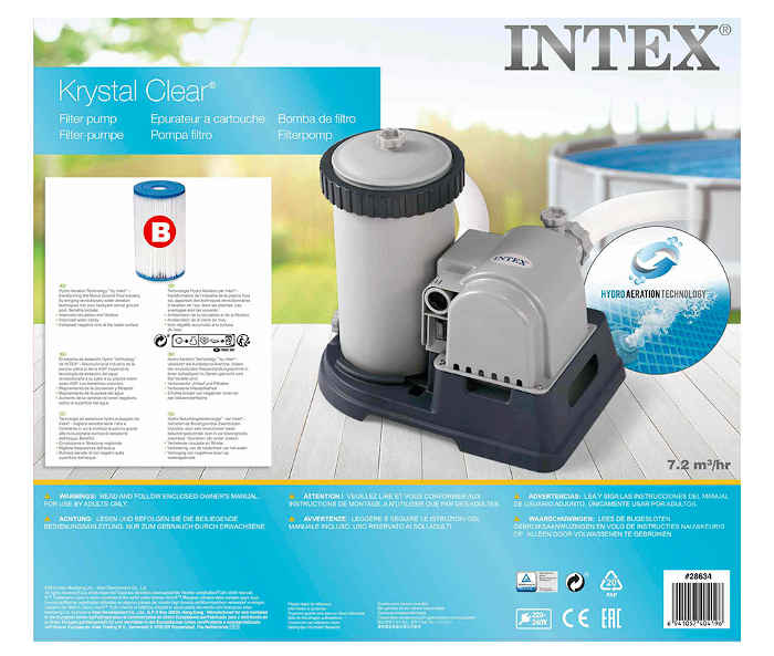 Jilong Filtr typ 3 wkład do pompy filtra zamiennik INTEX typ A