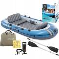 Ponton Excursion 4 - 315x165x43 cm + wiosła i pompka - Intex 66324
