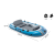 Ponton Excursion 4 - 315x165x43 cm + wiosła i pompka - Intex 66324