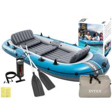 Ponton EXCURSION 5 366x168x43 cm + wiosła i pompka - Intex 66325