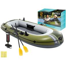 Ponton SEAHAWK 2 235x114x41 cm + wiosła / pompka  - Intex 66332