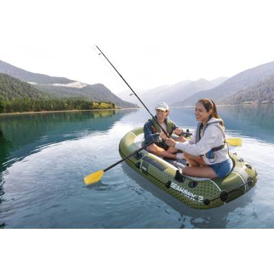 Ponton SEAHAWK 2 235x114x41 cm + wiosła / pompka  - Intex 66332