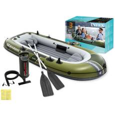 Ponton SEAHAWK 3 295x137x43 cm + wiosła / pompka - Intex 66333