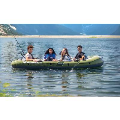 Ponton SEAHAWK 4 351x145x48 cm + wiosła / pompka - Intex 66334