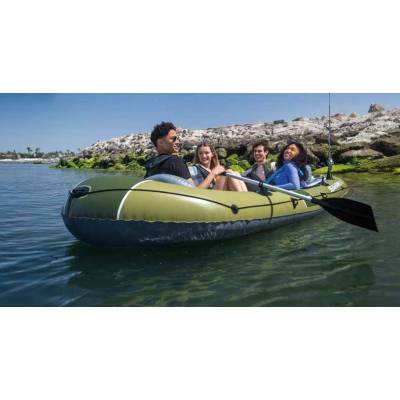 Ponton SEAHAWK 4 351x145x48 cm + wiosła / pompka - Intex 66334