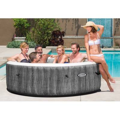 DMUCHANE SPA JACUZZI GREYWOOD 216x71 cm 6 os. WiFi - INTEX 28442