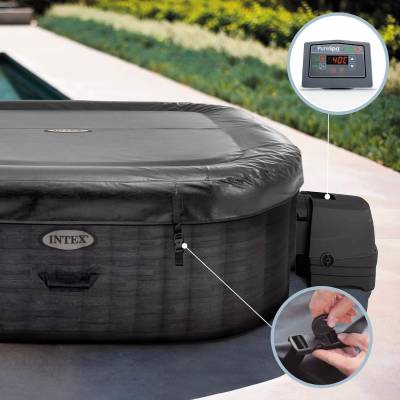 Dmuchane jacuzzi spa Greystone 239x71 cm 6 os. WiFi - Intex 28452