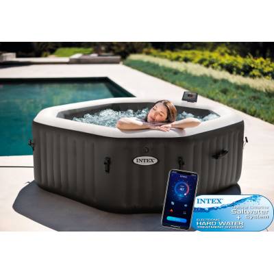 Dmuchane spa jacuzzi Jet&Bubble 201x71 cm 4 os. WiFi - Intex 28458