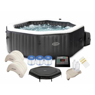 FULL ZESTAW DMUCHANE SPA 201x71 cm 4 os. INTEX 28458