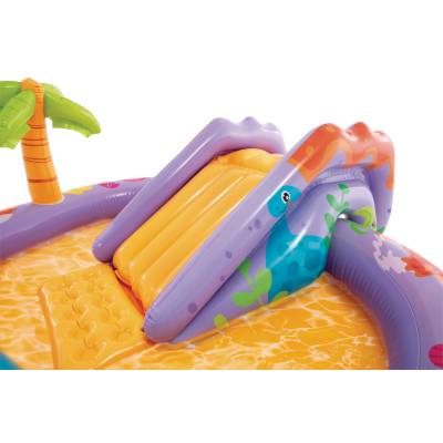Wodny plac zabaw Dinozaury 201x157x69 cm - Intex 57139
