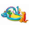 WODNY PLAC ZABAW BASEN DINOZAURY 333x229x112 cm - INTEX 57135