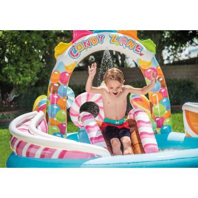 Wodny plac zabaw Cukierkowa Strefa  295x191x130 cm - Intex 57149