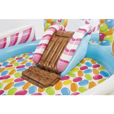 Wodny plac zabaw Cukierkowa Strefa  295x191x130 cm - Intex 57149