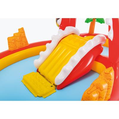 WODNY PLAC ZABAW WESOŁY DINO 259x165 cm - INTEX 57160