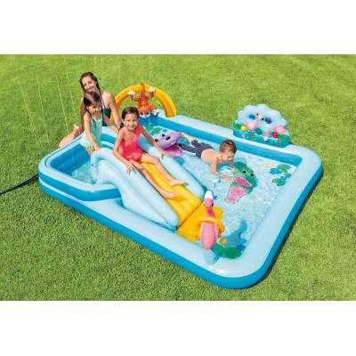 WODNY PLAC ZABAW DŻUNGLA 257x216 cm - INTEX 57161