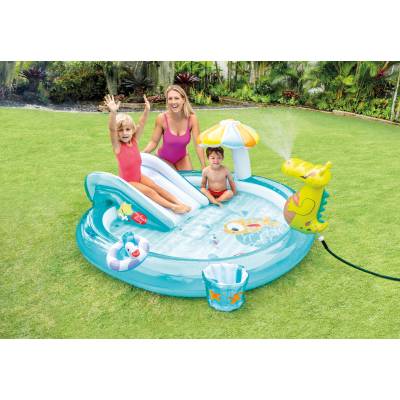 Wodny plac zabaw Aligator 201x170x84 cm - Intex 57165